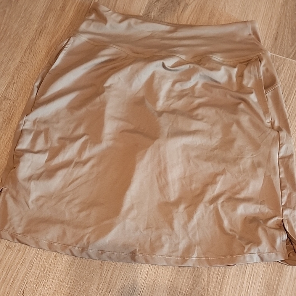 Baleaf Tan Active Skirt With Liner